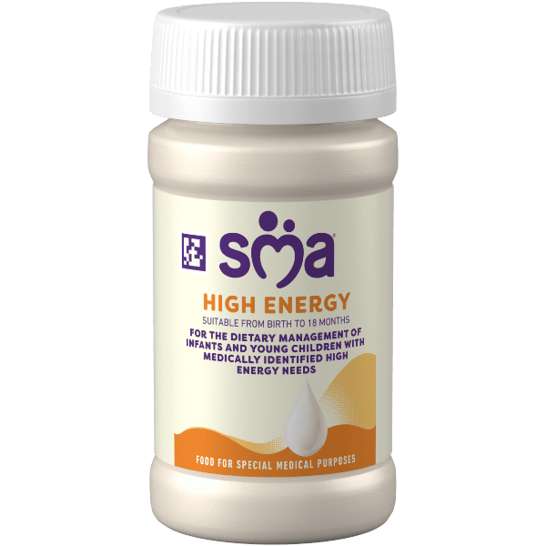 Carton of SMA High Energy Ready to drink Formula 90ml on a transparent background